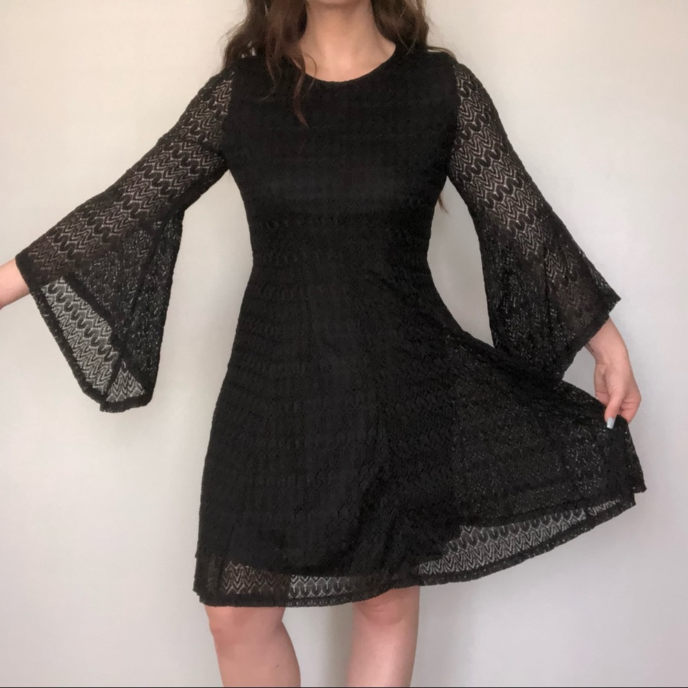 Emma & Michele Long Sleeve Dress